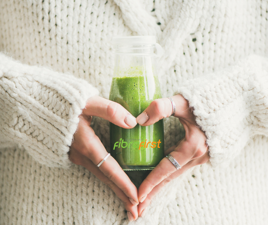A serving of fibre-rich juice or smoothie helps sweep away harmful toxins.