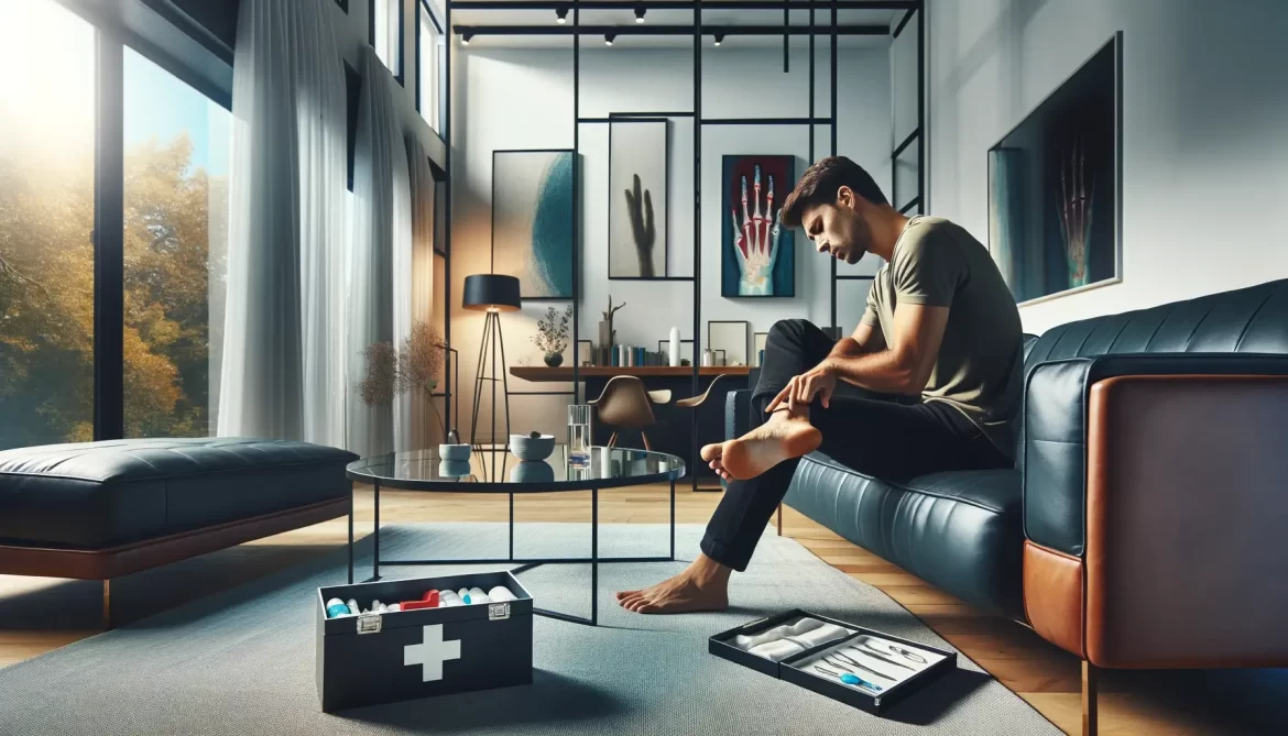 An ingrown toenail occurs when the toenail grows into the skin as opposed to over it