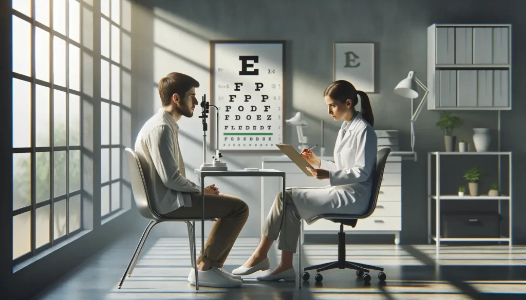 - Allure Wellness The moment the cataract lens has been removed, the eye doctor will then put a clear and artificial plastic lens in the eye