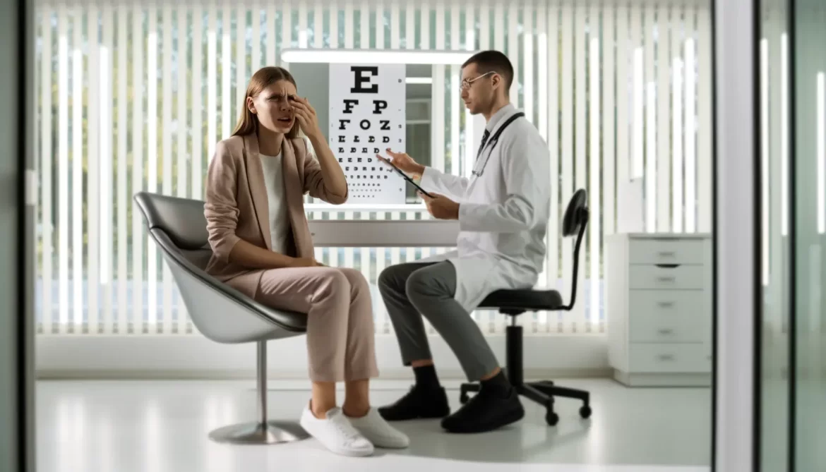 When you have a cataract, your eyesight becomes hazy or blurry